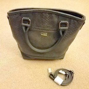 Thirty-One NEW With Tags Purse- Charcoal Gray Snake Crossbody Shoulderbag